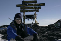 Bud on Kilimanjaro